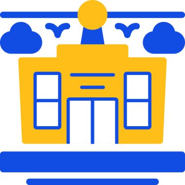 yapı yapı ikonu ana hatları biçiminde