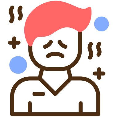 Soğuk ateş simgesi doldurulmuş ana hatlar biçiminde