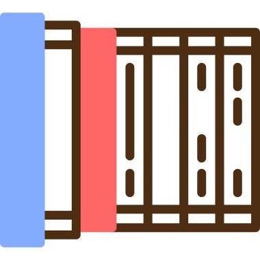 Kitap web simgesi basit illüstrasyon