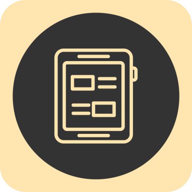 mobil simge vektör illüstrasyonu