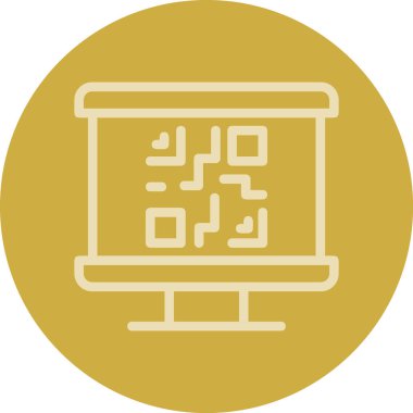 Seo modern simge ögesinin vektör illüstrasyonu