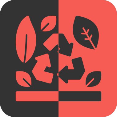 Tek bir izole simgenin vektör illüstrasyonu