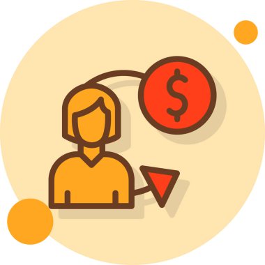 iş yönetimi simgesi vektör illüstrasyonu