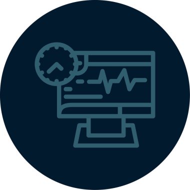 Web simgesi vektör illüstrasyonu