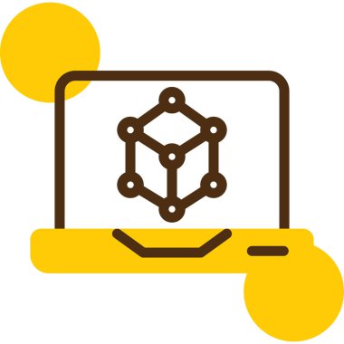 şebeke. Web simgesi basit illüstrasyon