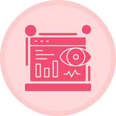 Göz. Web simgesi basit tasarım