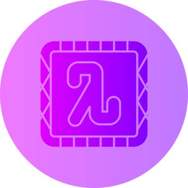 Modern b 'nin vektör illüstrasyonu eksik simgesi