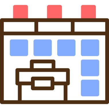 Takvim. Web simgesi basit illüstrasyon