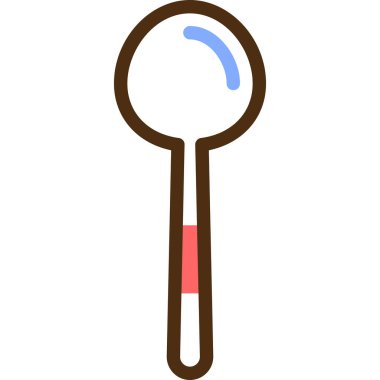 ложка значок. Векторні ілюстрації