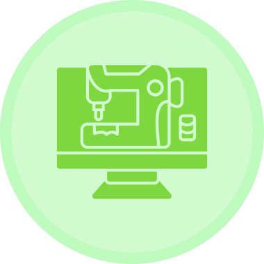 bilgisayar simgesi modern vektör illüstrasyonu