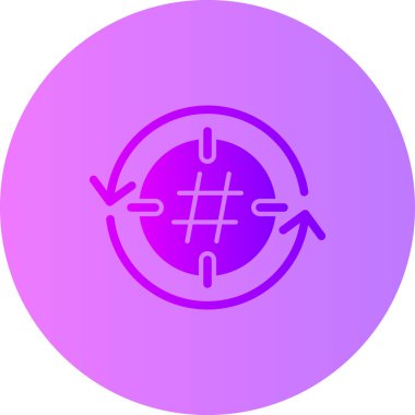 Seo simgesinin vektör illüstrasyonu