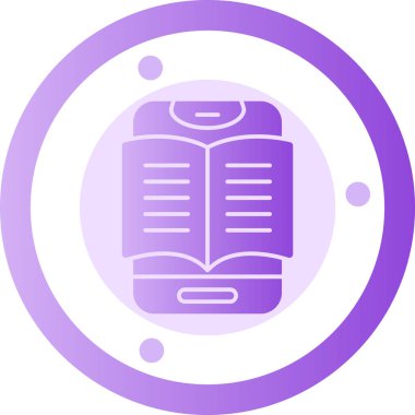 Kitap simgesinin vektör illüstrasyonu