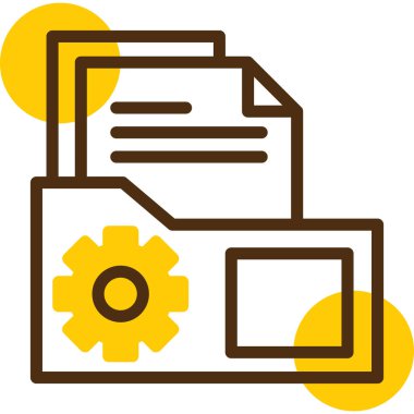 Dosya. Web simgesi basit illüstrasyon