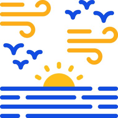 Yüzme simgesi, Vektör illüstrasyonu