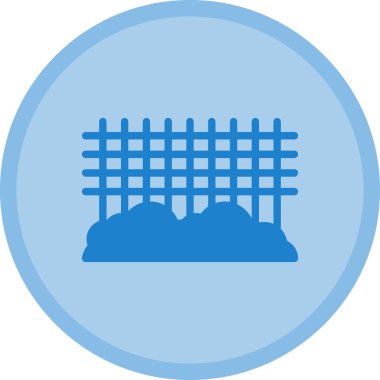 çit vektörü renk simgesi