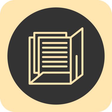 kitap simgesi vektör illüstrasyonu