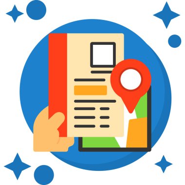 gps konum gezinme simgesi