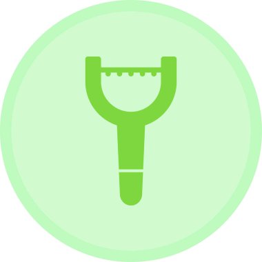 Bahçe ikonu, basit vektör illüstrasyon tasarımı