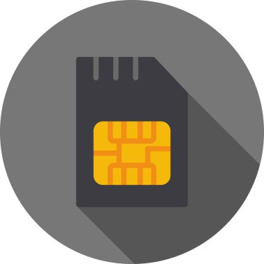 vektör sim kartları simgesi