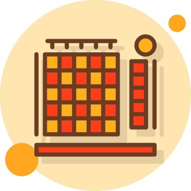 Takvim. Web simgesi basit illüstrasyon