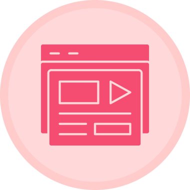 Tarayıcı ağı. Web simgesi