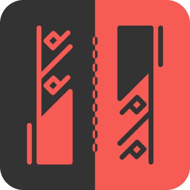 Modern bir simgenin vektör illüstrasyonu