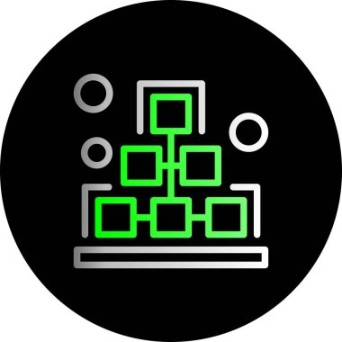 seo modern simgesinin vektör illüstrasyonu