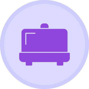 bagaj. Web simgesi basit illüstrasyon