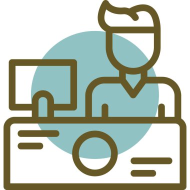 çevrimiçi web simgesi vektör illüstrasyonu