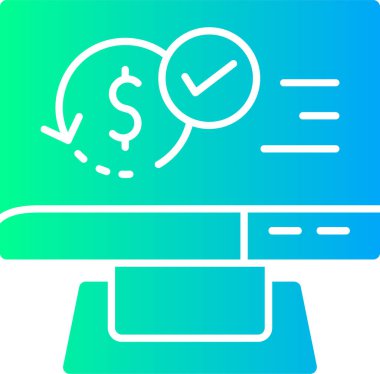 Simge ve vektör illüstrasyonunu kontrol et basit tasarım