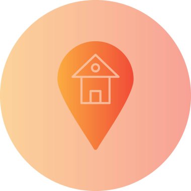 Harita işaretleyici. Basit resimleme