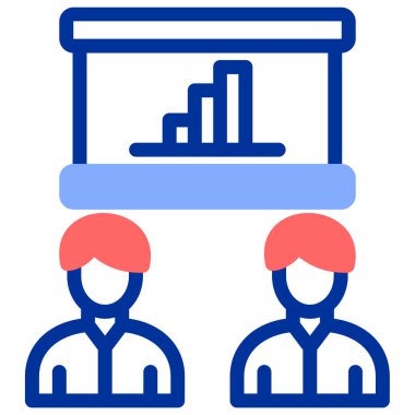 İş. Web simgesi basit illüstrasyon