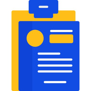 belge dosya simgesi düz biçimli