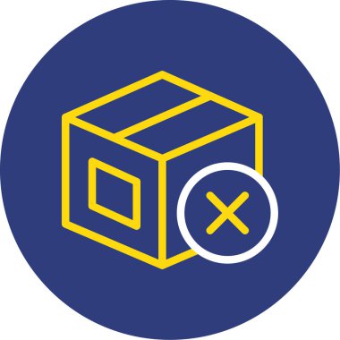 kutu simgesi, vektör illüstrasyonu