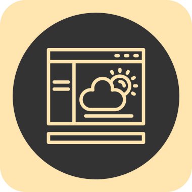 Web tarayıcı penceresi simge