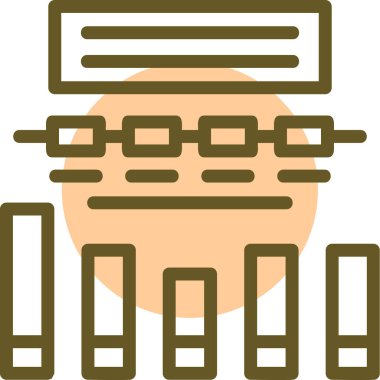 kod web simgesi vektör illüstrasyonu