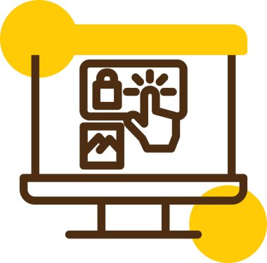 İş yönetimi ikonu. Taslak iş yönetimi vektör rengi düz izole