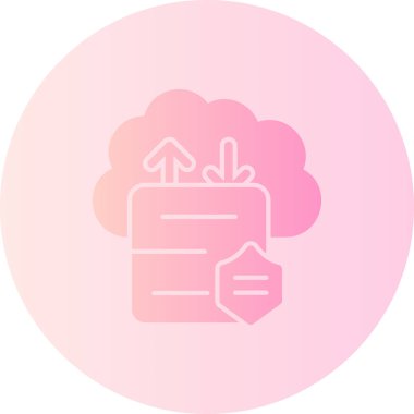 bulut hesaplama vektörü simgesi