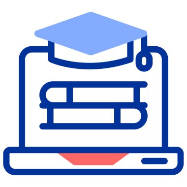 Kitap. Web simgesi basit illüstrasyon