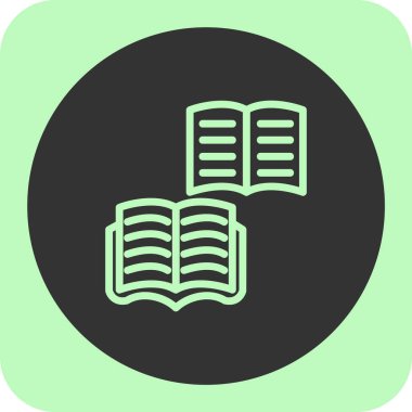 kitap simgesi vektör illüstrasyonu