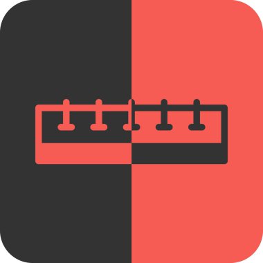 Modern b 'nin vektör illüstrasyonu simge müziğinden yoksun