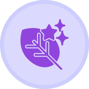 Bir yıldız simgesinin vektör illüstrasyonu