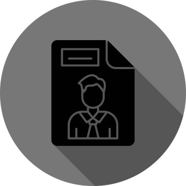 Dizin Vektör Satırı Simgesi Tasarımı