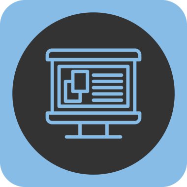 seo modern simgesinin vektör illüstrasyonu