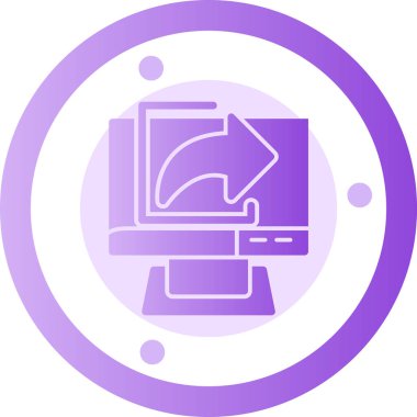 seo modern simgesinin vektör illüstrasyonu