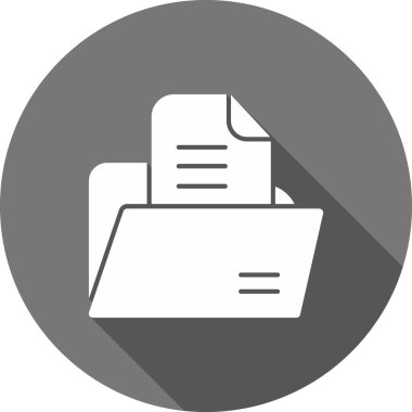 dosya vektör illüstrasyonu, basit tasarım