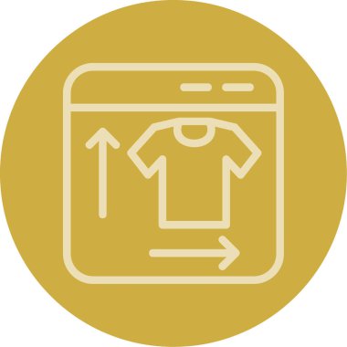 Bir alışveriş simgesinin vektör çizimi