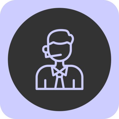 trend biçimi izole edilmiş arkaplanda avatar adam simgesi