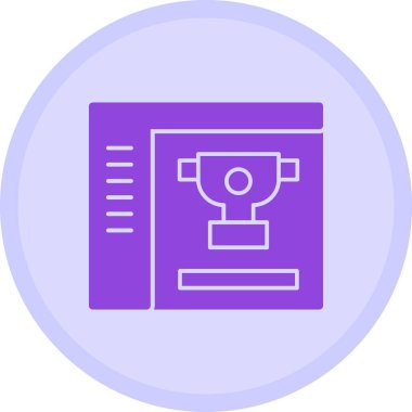 Bilgisayar simgesi. Basit resimleme