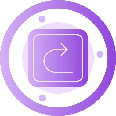 Ok. Web simgesi basit illüstrasyon